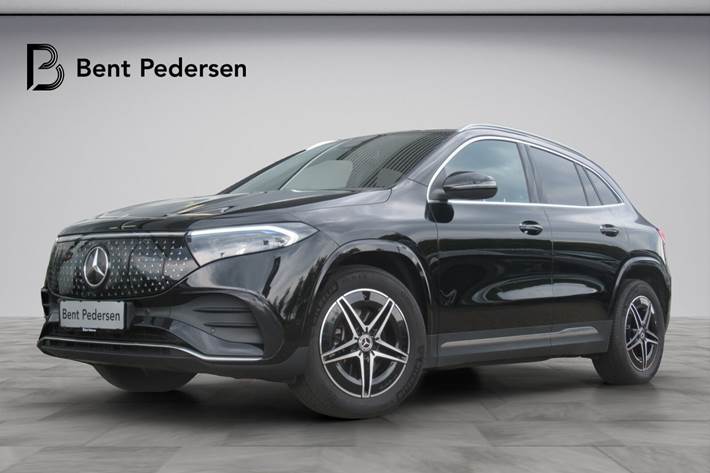 Sort Mercedes EQA 250+ fra 2024 set udefra