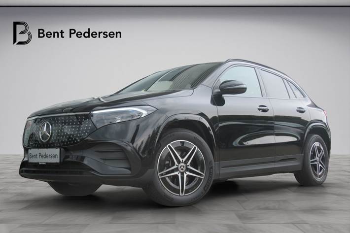 Sort Mercedes EQA 250+ fra 2024 set udefra