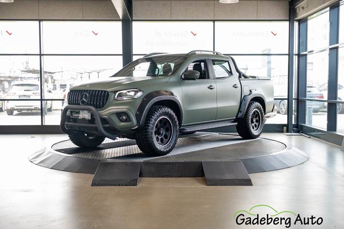 Grøn Mercedes X350 d fra 2018