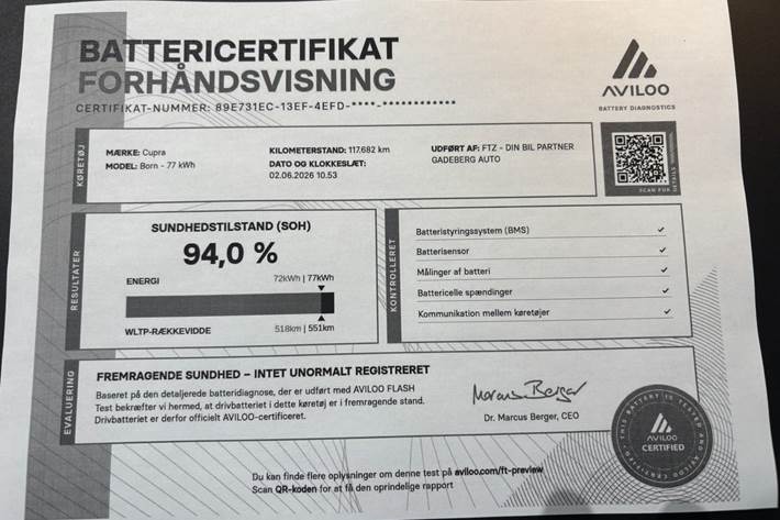 Grå Cupra Born fra 2023