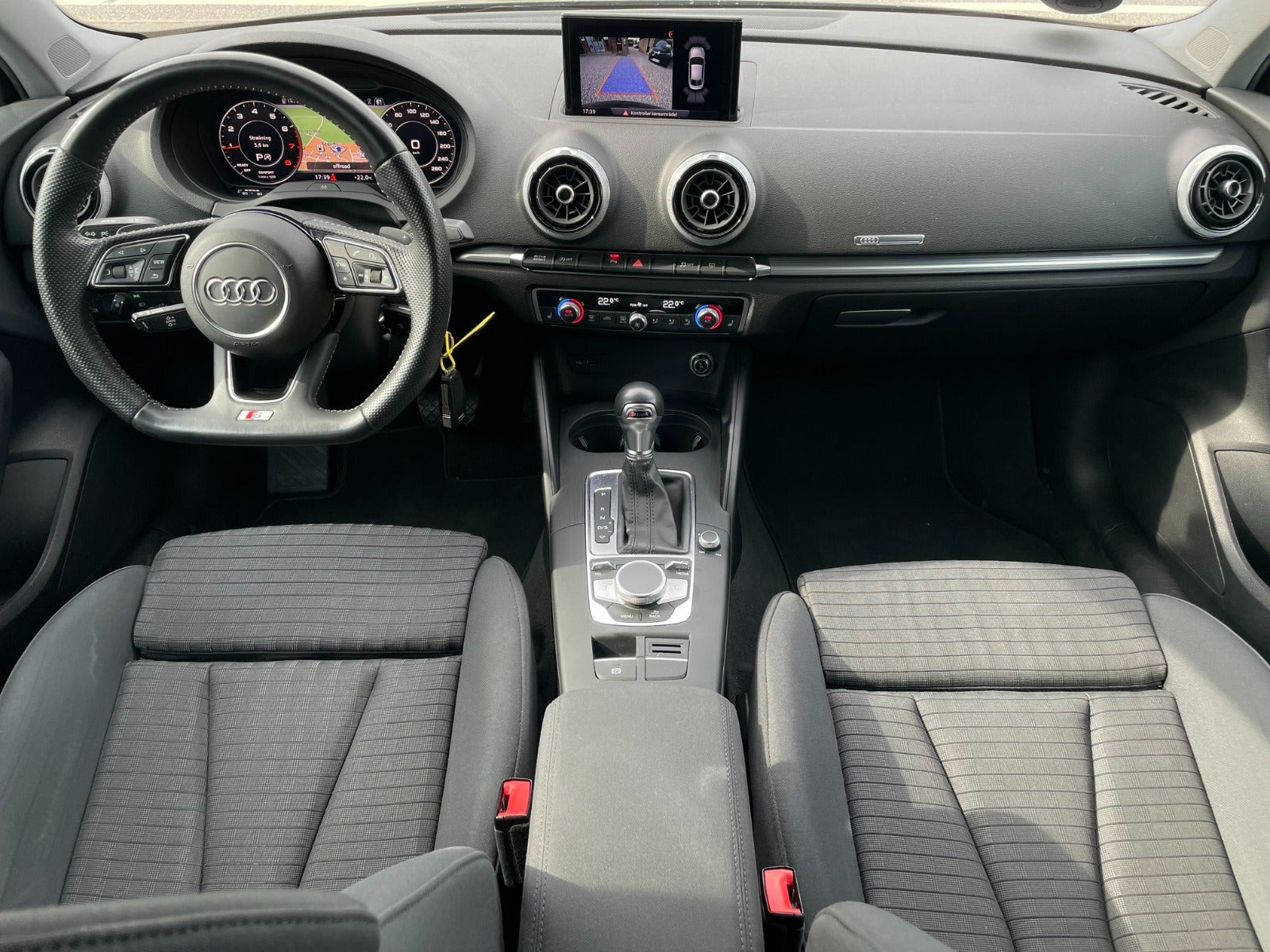 Sort Audi A3 fra 2018