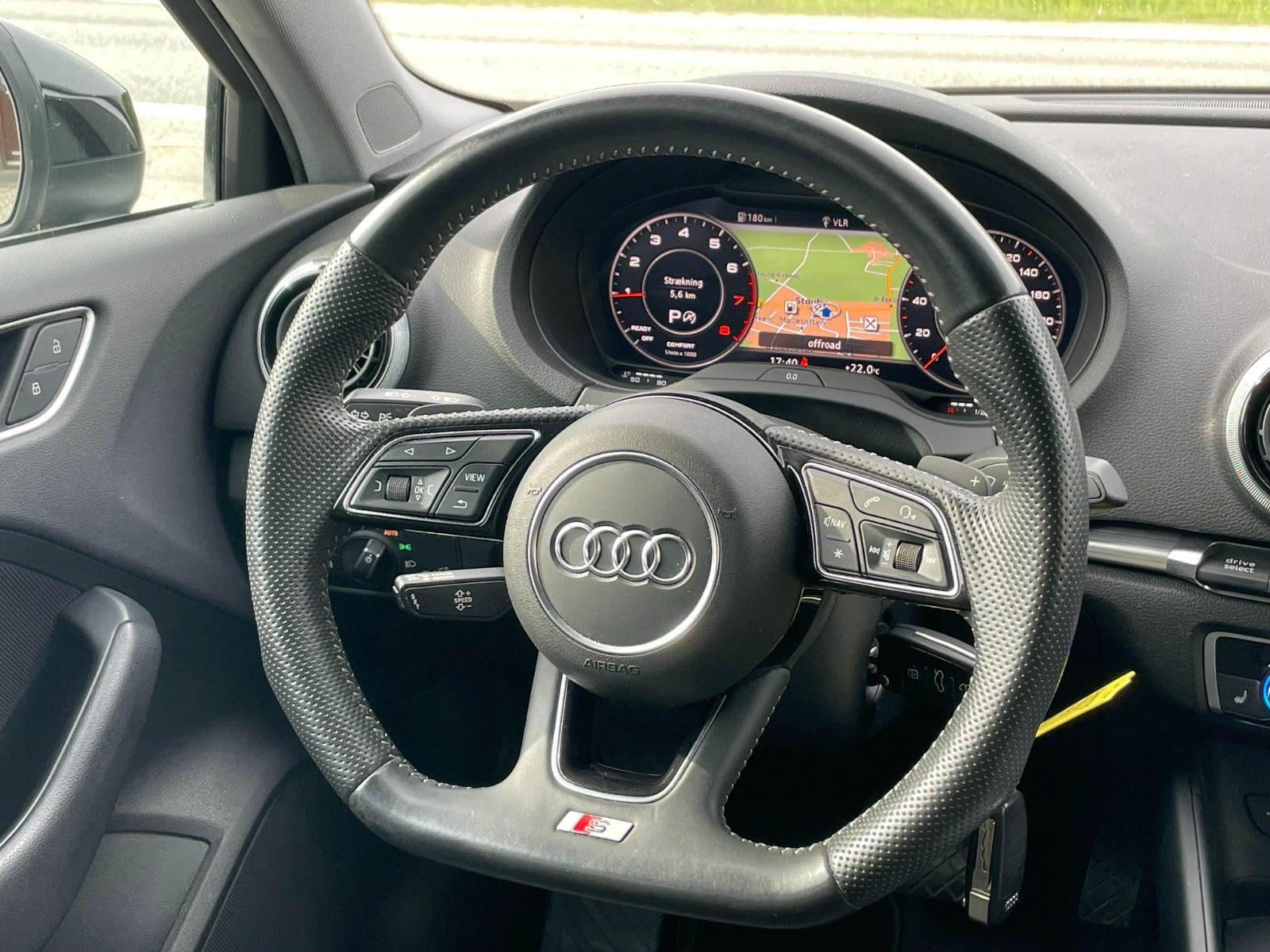 Sort Audi A3 fra 2018
