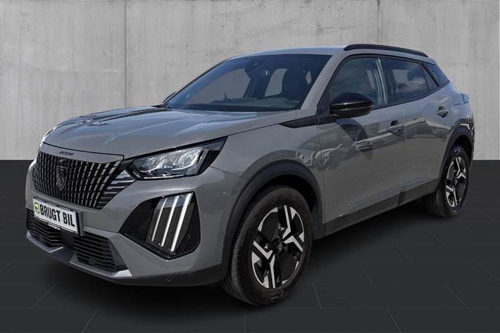 Grå Peugeot 2008 fra 2024
