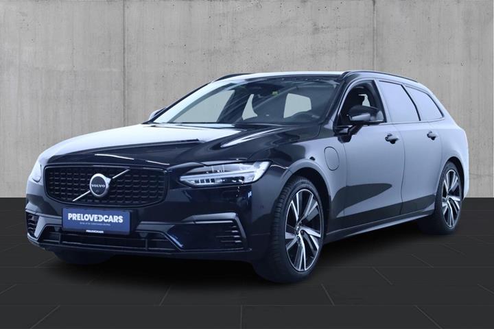 Sort Volvo V90 fra 2023 set udefra