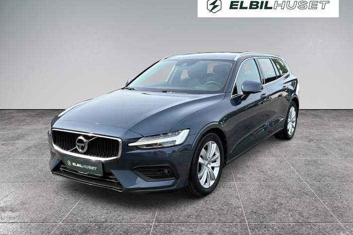 Blå Volvo V60 fra 2021