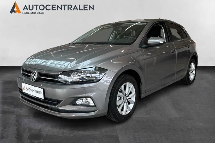 Grå VW Polo fra 2019