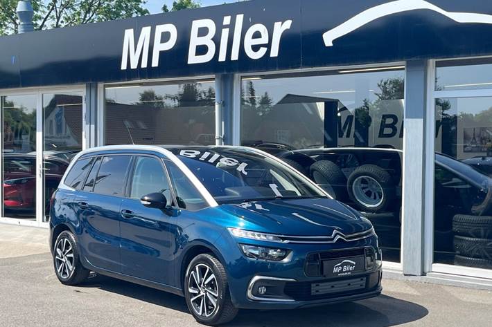 Blå Citroën Grand C4 SpaceTourer fra 2021