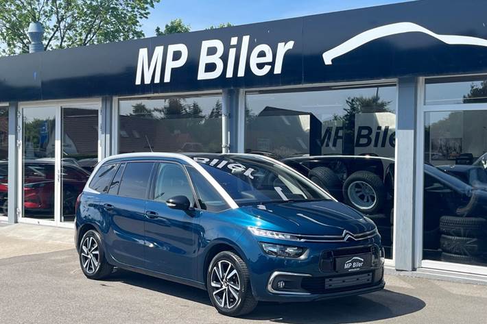 Blå Citroën Grand C4 SpaceTourer fra 2021