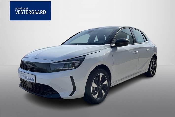 Hvid Opel Corsa-e fra 2024
