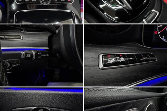 Sort Mercedes E220 d fra 2019