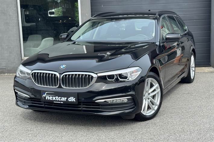 Sort BMW 520d fra 2017