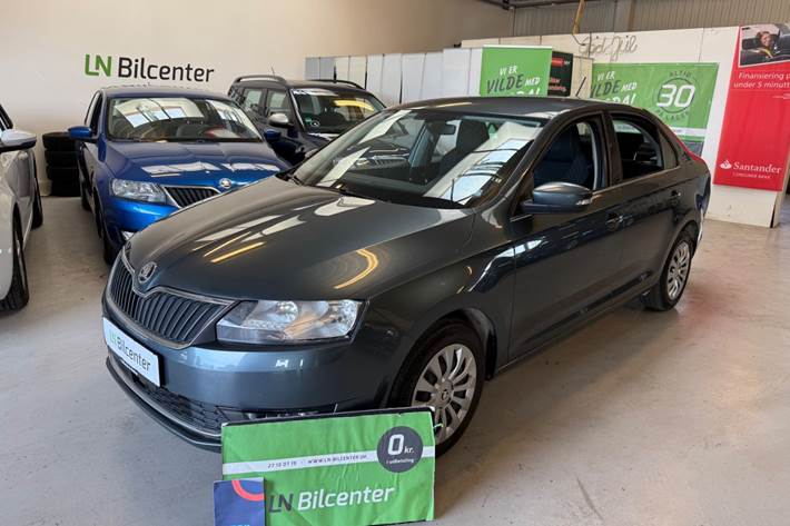Grå Skoda Rapid fra 2019