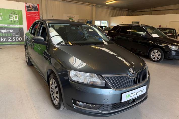 Grå Skoda Rapid fra 2019