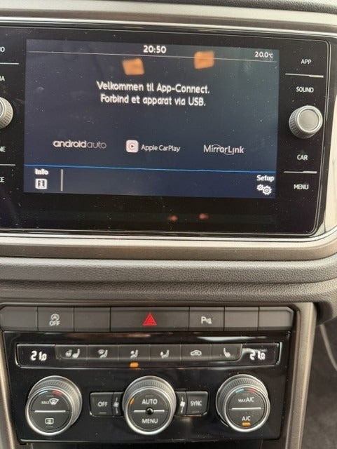 Grå VW T-Roc fra 2019