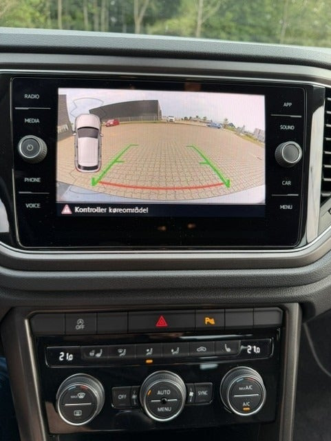 Grå VW T-Roc fra 2019