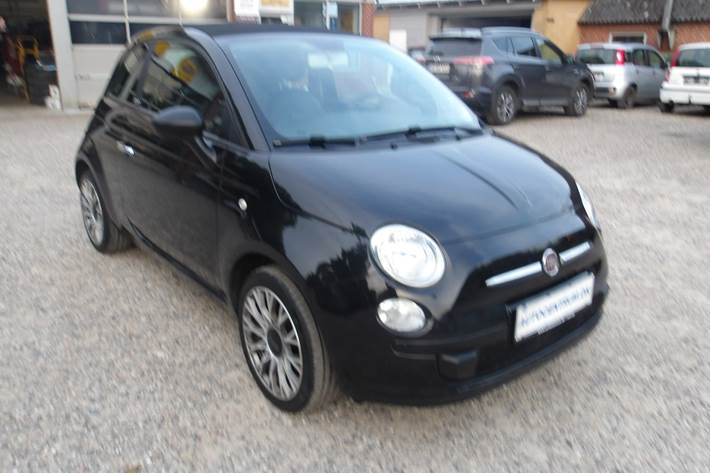 Sort Fiat 500C fra 2013