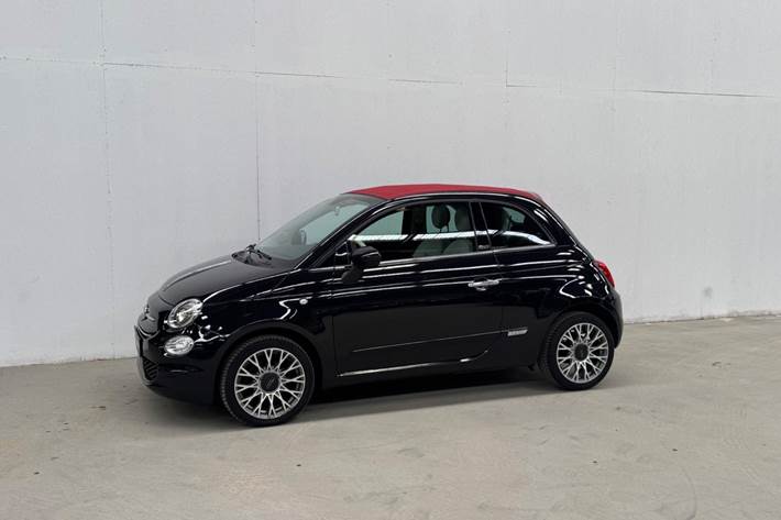 Sort Fiat 500C fra 2018
