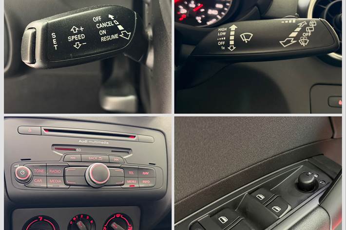 Rød Audi A1 Sportback fra 2013