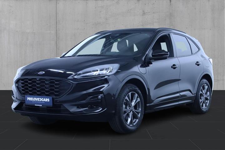 Sort Ford Kuga fra 2023 set udefra