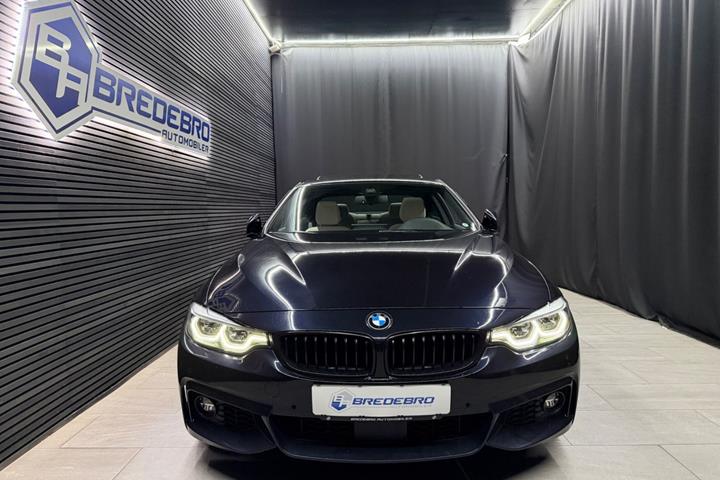 Sort BMW 440i fra 2019 set udefra