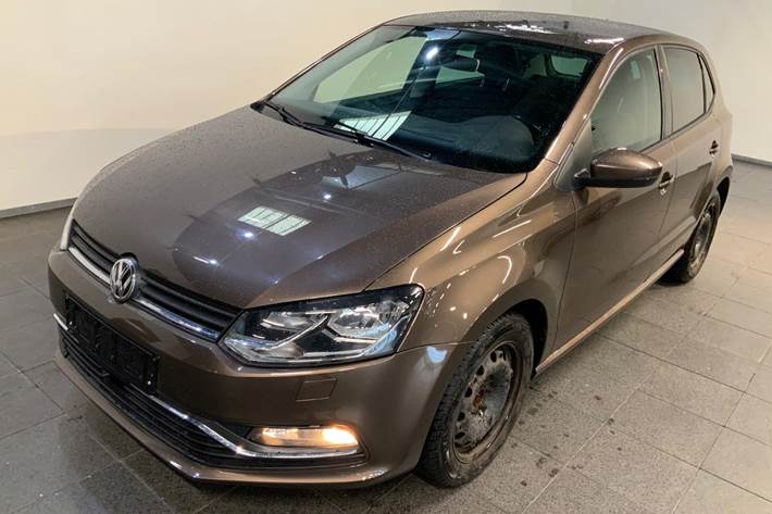 Brun VW Polo fra 2015