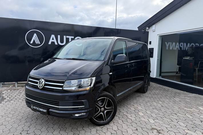 Sort VW Transporter fra 2017