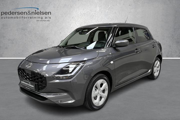 Grå Suzuki Swift fra 2026 set udefra