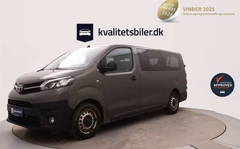 Toyota Proace Verso 1,5 Long D Combi skydedør, m/Dobbelt bagdør 120HK 6g