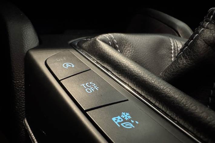 Blå Ford Focus fra 2019