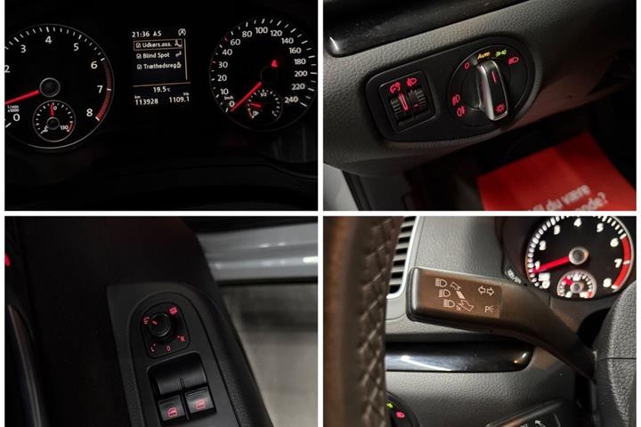 Hvid Seat Alhambra fra 2017 set indefra
