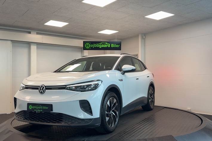 Hvid VW ID.4 fra 2023 set udefra