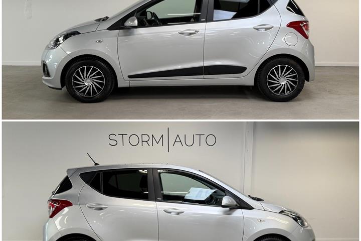 Sølv Hyundai i10 fra 2016
