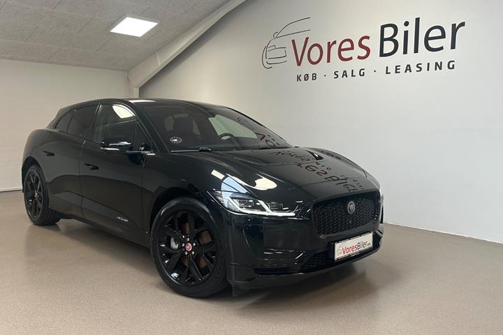 Sort Jaguar I-Pace fra 2021 set udefra