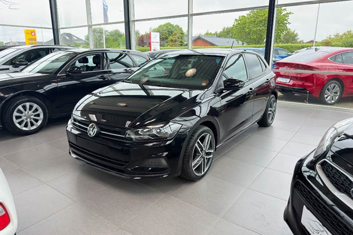 Sort VW Polo fra 2019
