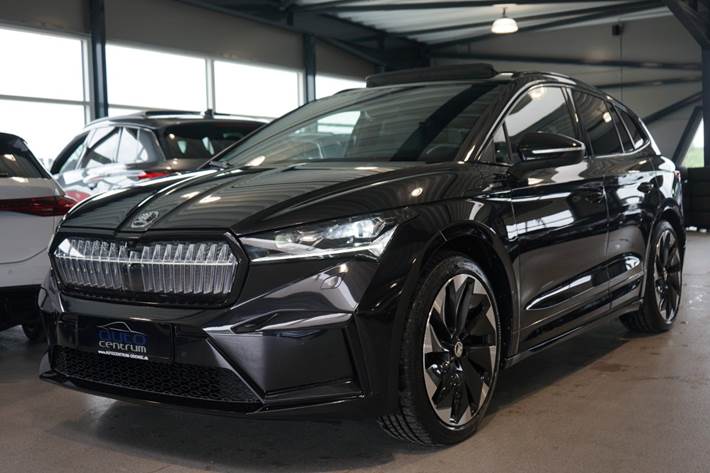 Sort Skoda Enyaq fra 2023
