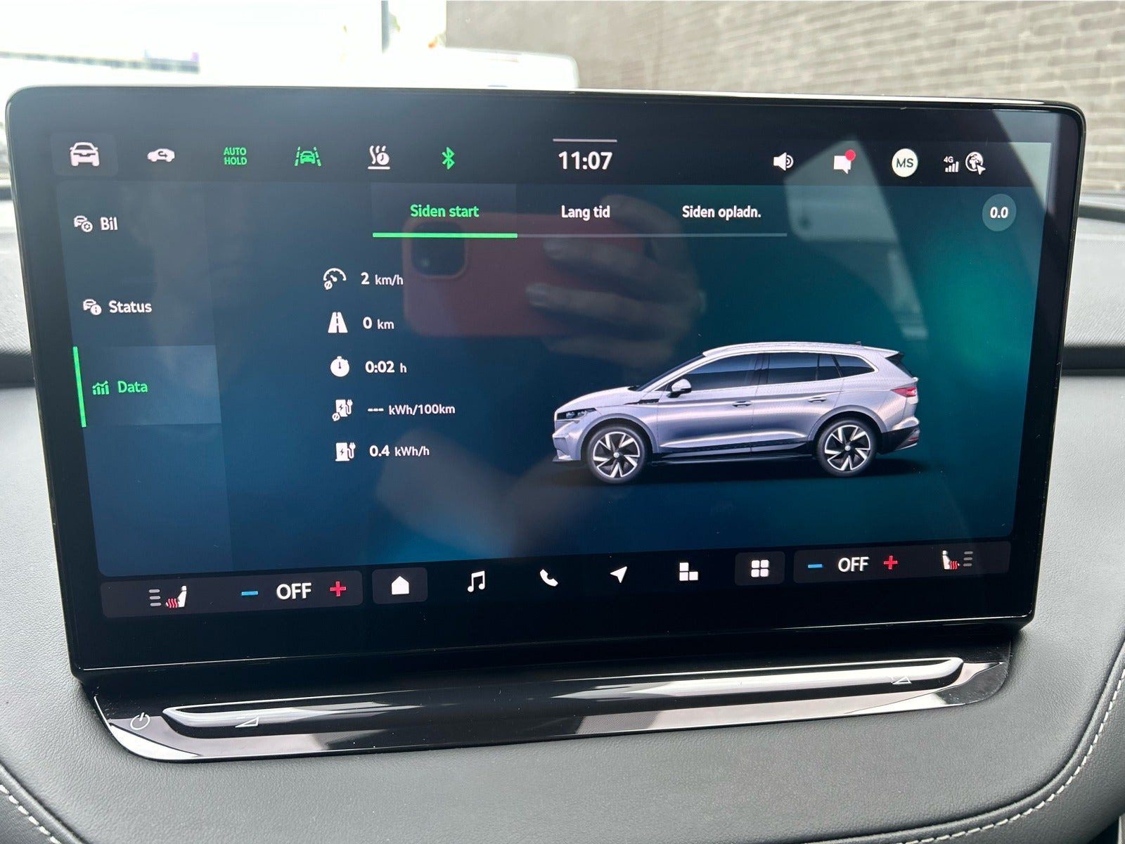 Sort Skoda Enyaq fra 2025