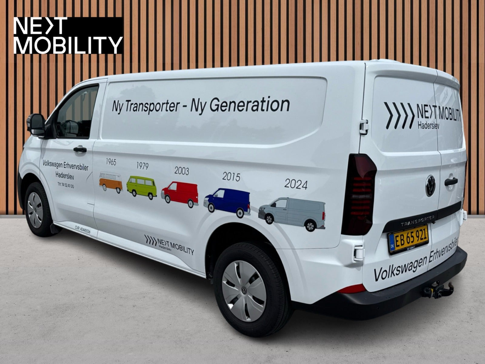 Gul VW Transporter fra 2025