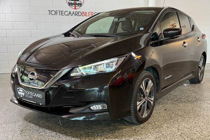 Sort Nissan Leaf fra 2018