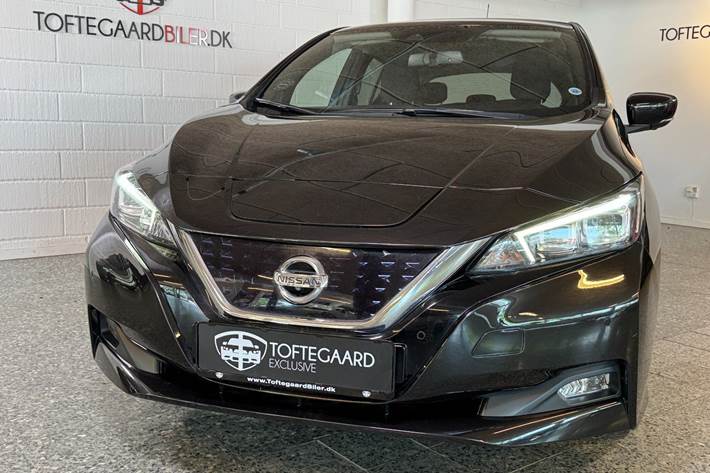 Sort Nissan Leaf fra 2018