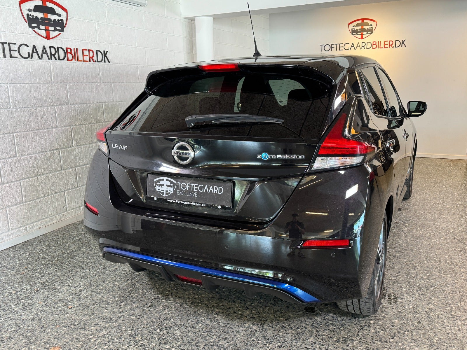 Sort Nissan Leaf fra 2018