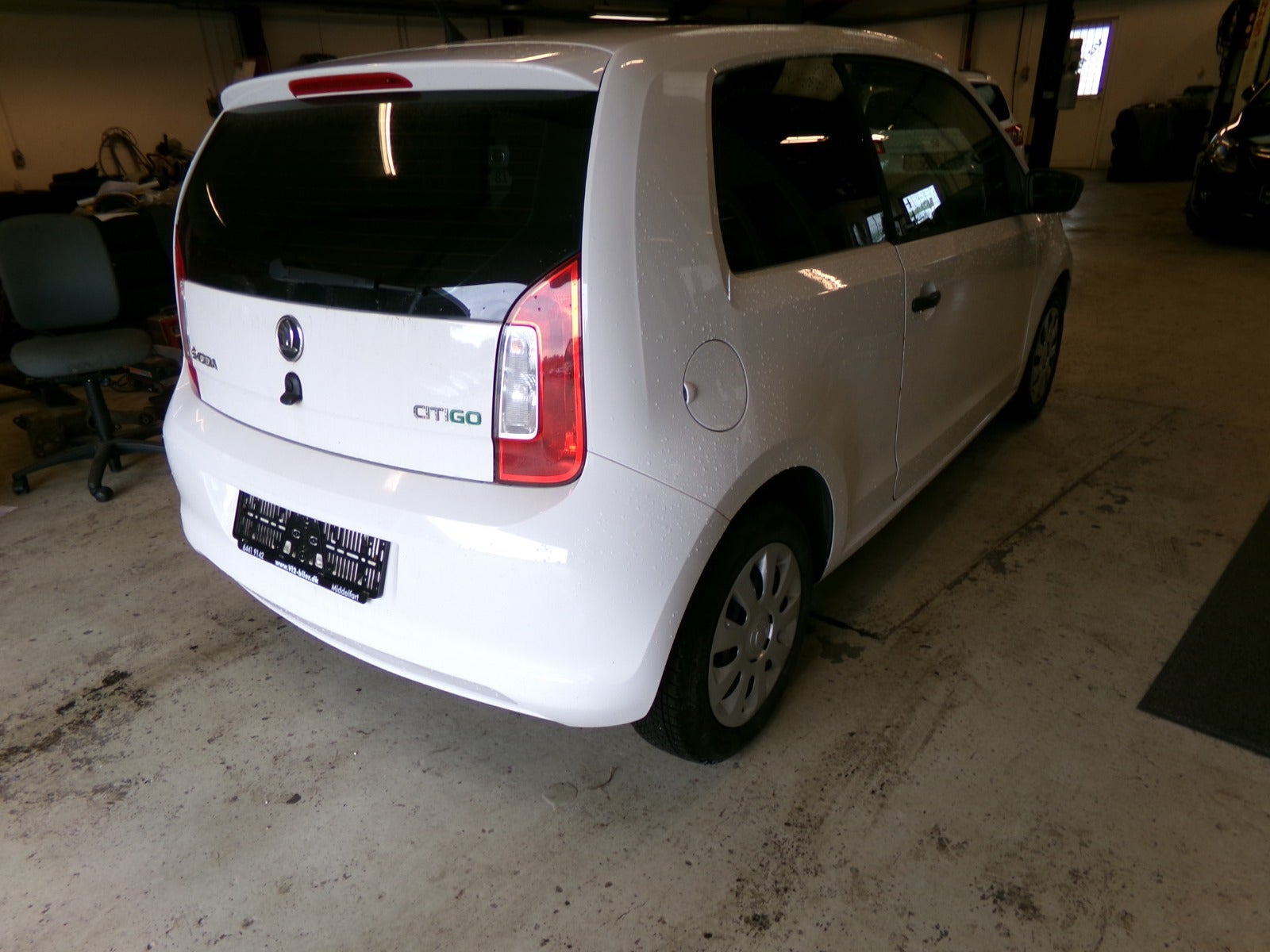 Hvid Skoda Citigo fra 2013