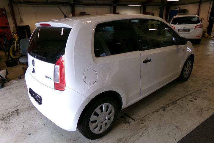 Hvid Skoda Citigo fra 2013