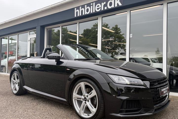 Sort Audi TT fra 2015