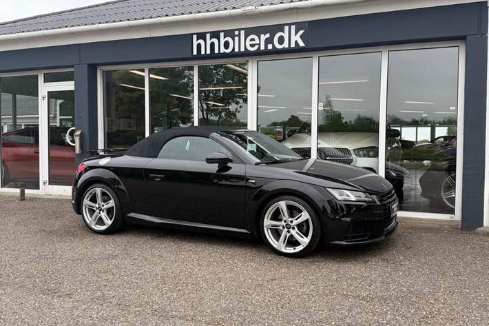 Sort Audi TT fra 2015