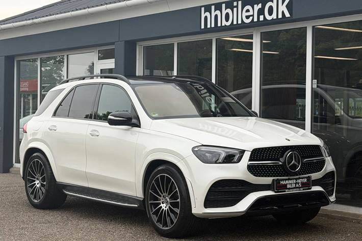 Hvid Mercedes GLE350 de fra 2023