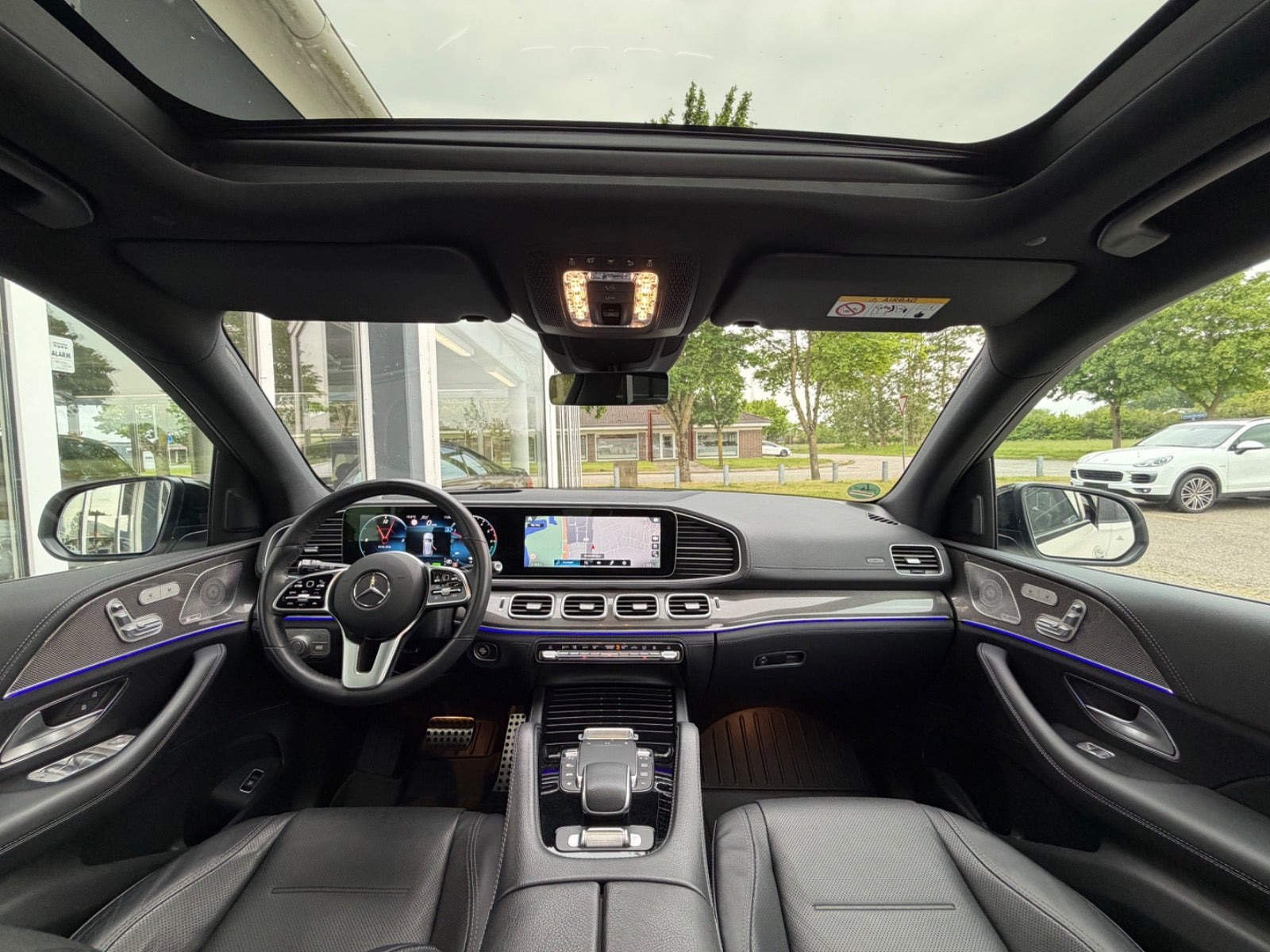 Hvid Mercedes GLE350 de fra 2023