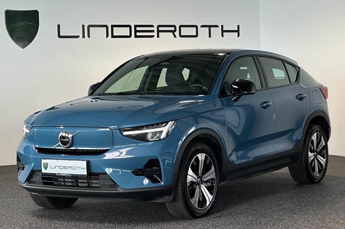 Blå Volvo C40 fra 2022