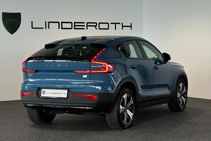 Blå Volvo C40 fra 2022