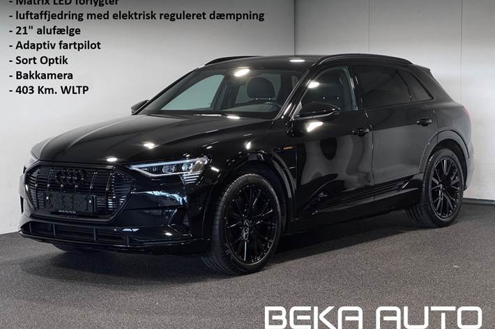 Sort Audi e-tron fra 2022