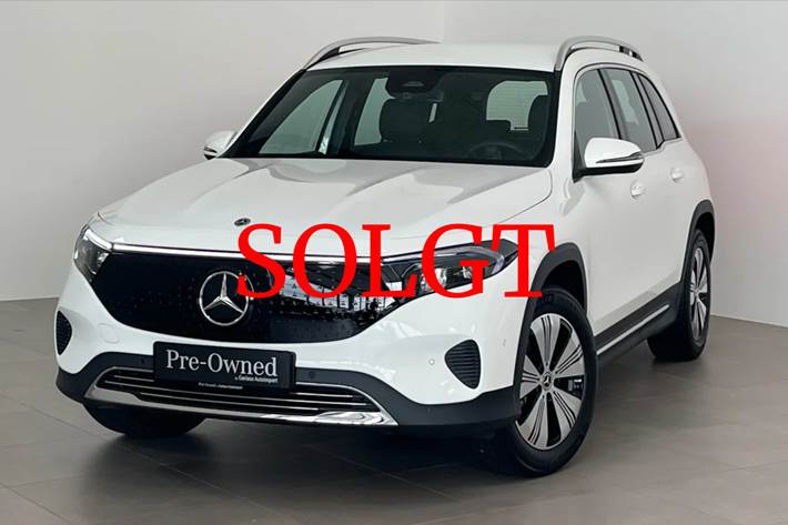 Hvid Mercedes EQB300 fra 2025